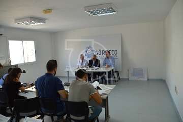 GoroEco arremetió contra los gobernantes del Ayuntamiento en una rueda de prensa  (Foto TA)